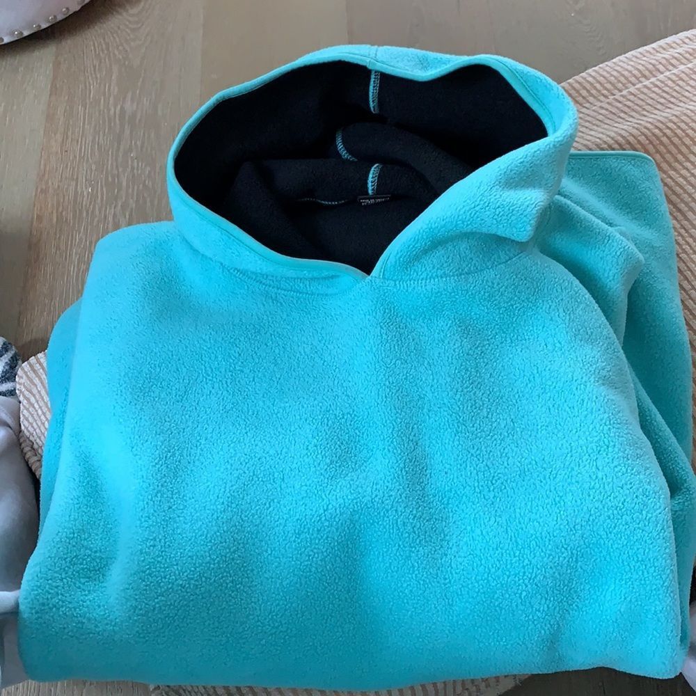 Blue Poncho Sweatshirt OS